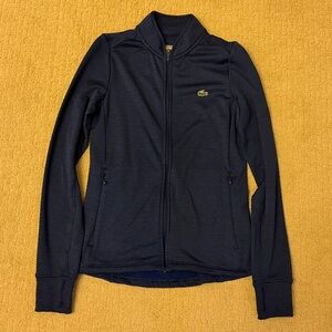 Lacoste Blue Zip-Up Jacket Size 36